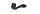Glaspfeife - Dreamliner- gebogen L 10 cm - Schwarz