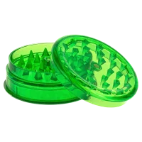 Acrylgrinder D 60 mm mit Magnet und Kräuterfach - Grün