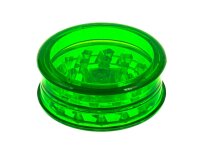 Acrylgrinder D 60 mm mit Magnet und Kräuterfach - Grün