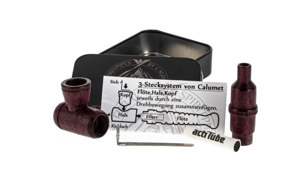 Calumet "MIKRO Rocket" Purpfeife L 7,2 cm - Amaranth