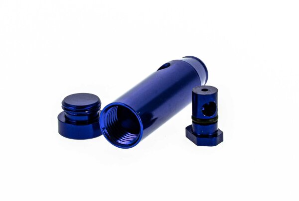 Portionierer / Dosierer Metall "Bullet" eloxiert Lila - H 5,5 cm