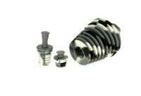 Black Leaf Silikonbongstopfen Set - Mundstückstopfen + Kicklochstopfen + 18,8er/14,5er Stopfen
