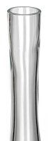 Hollandbong mit Kickloch - Klar/farblos - mit Schlauch - H 40 cm