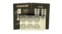 Scorpio Screencard Edelstahlsiebe - Cyber Formation - 6x 20 mm - Einlegesiebe