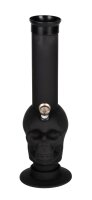 Champ High - Acrylbong - Rubber Skull - H 26,5 cm D 40 mm - Schwarz