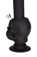 Champ High - Acrylbong - Rubber Skull - H 26,5 cm D 40 mm - Schwarz
