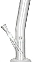 Leafline Glasbong > 18,8er H 42 cm D 50 mm gerader aufbau; knick + white leaf