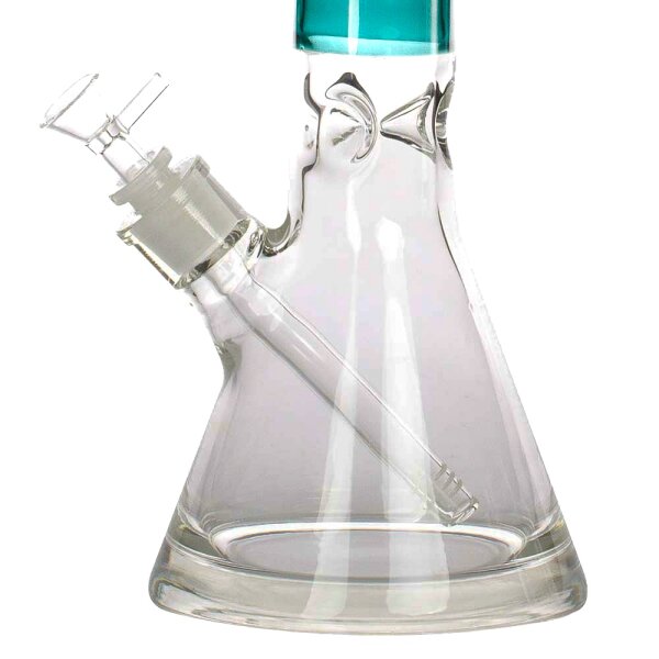 Amsterdam Glasbong 18,8er auf 14,5er - Heavy Beaker Series - Erlenmeyer - H 40 cm D 50 mm WS 7 mm - Hal