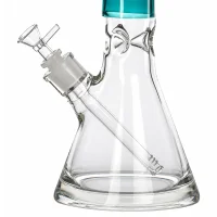 Amsterdam Glasbong 18,8er auf 14,5er - Heavy Beaker Series - Erlenmeyer - H 40 cm D 50 mm WS 7 mm - Hal