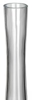 Hollandbong ohne Kickloch - Klar/farblos - mit Schlauch - H 40 cm