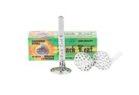 3er Paket Hängesiebe Stahl "Black Leaf" High Quality 18 mm