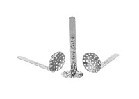 3er Paket Hängesiebe Stahl "Black Leaf" High Quality 18 mm