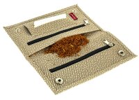 Champ - Tabaktasche - 160x90 mm - geriffelt - Beige