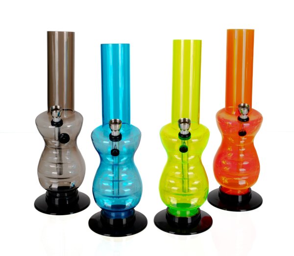 Acrylbong "Joystick" H 25 cm D 3,7 cm - div. Farben