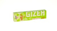 GIZEH SuperFine - Grün - King Size Slim - 12g/m² - 34 Blättchen + 34 Filtertips