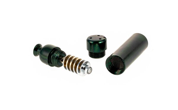 Metallpfeife "Budbomb mini" 6,5 cm - Schwarz
