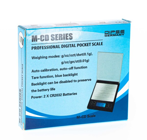Feinwaage Digitalwaage Dipse M-CD 100 - 0,01g / 100g MiniDisc Scale Women
