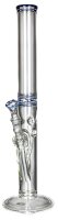 G-Spot Zylinder Eis Cloursection H 50 cm D 50 mm WS 5 mm NS 18,8er Panzerschliff - Blau