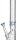G-Spot Zylinder Eis Cloursection H 50 cm D 50 mm WS 5 mm NS 18,8er Panzerschliff - Blau