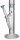 G-Spot Zylinder Eis Cloursection H 50 cm D 50 mm WS 5 mm NS 18,8er Panzerschliff - Blau