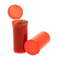 Kunststoffdose mit Pop Up Deckel - 48ml D 33 mm H 70 mm - Rot
