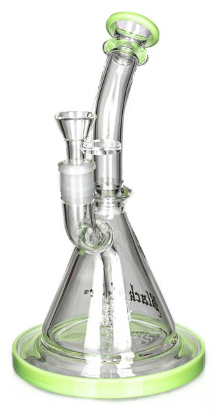 Black Leaf Glasbong - Trommelpercolator 14,5er H 22 cm - Grün