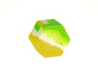 Heisenberg Silikondose - Hexa (Honigwabe) - D 48 mm - Grün Gelb