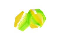 Heisenberg Silikondose - Hexa (Honigwabe) - D 48 mm - Grün Gelb