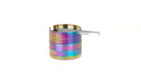 Pollinatorgrinder - 4tlg. D 52 mm H 43 mm - Rainbow - Aschtray/Aschenbecher