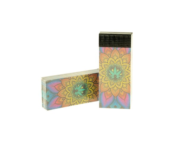 Filtertips - Mandala - einzeln bedruckt - 60x25 mm - perforiert - 40Stück