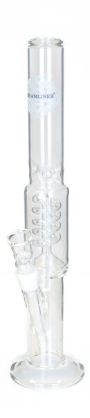 Dreamliner Glasbong 18,8er - H 30 cm D 40 mm mit Spiral-Percolator / Gerade - ICE