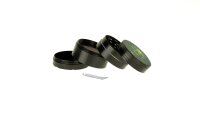 Super Heroes - Pollinatorgrinder - Schädel/Totenkopf Grün/Glow in the Dark - D 38 mm H 37 mm - Schwarz