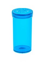 Kunststoffdose mit Pop Up Deckel - 48ml D 33 mm H 70 mm - Blau