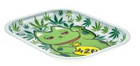 Fire Flow Rolling Tray - Maneki Neko (Glückskatze) - 18x14 cm- Mini