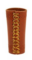 Lederhülle/Cover für Clipper - geprägt - Celtic Pattern Outline