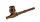 Holzpfeife/Kawumm L 15 cm - Braun
