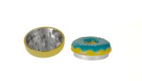 Kunststoff/Metallgrinder "Donut" 3 versch. Farben D 55 mm