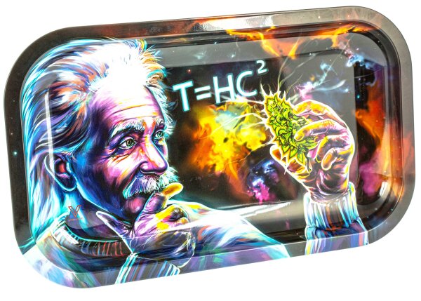 Rolling Tray - T= HC2 Einstein - Black Hole - 27x16x1 cm - Small
