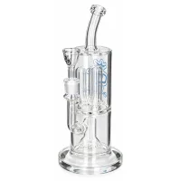 Jelly Joker Glasbong 14,5er - Chillma - H 29 cm WS 5 mm - 2x Percolator - Klar