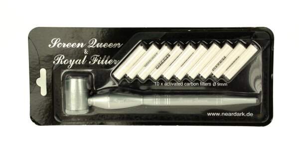 Screen Queen inkl. Royal Filter L 16 cm - Grau