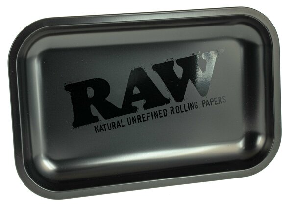 RAW Rolling Tray "RAW Black Matt" - 27,5x17,5 cm - Small