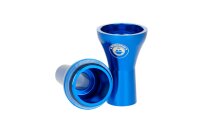 Heisenberg Aktivkohleadapter 18,8er L 11 cm - Alu - Farbe: Blau