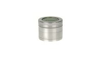 Metallgrinder Pollinator 4tlg.- "Weed Inside" D50 mm - Silber