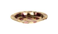 Metallaschenbecher "Pussy Pattern" - metallic rund - D 13 cm