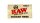 RAW Sticker - Only RAW smoked here
