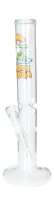 Glasbong "Mushroom" mit Frosch im Logo und Eisfach H 40 cm D 50 mm 18,8er