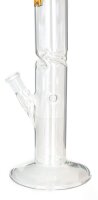 Glasbong "Mushroom" mit Frosch im Logo und Eisfach H 40 cm D 50 mm 18,8er