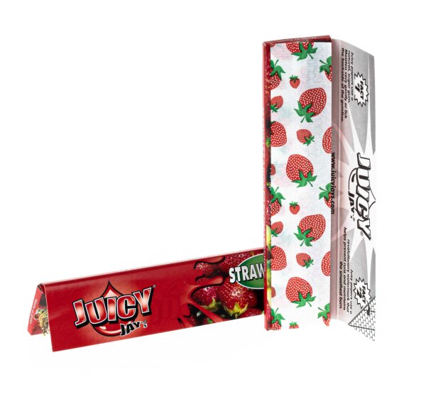 Juicy Jays - King Size Slim - Strawberry - 32 Blättchen