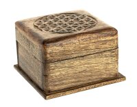 Trickbox - Aufbewahrungsbox aus Mango 10 x 10 x 6,5 cm