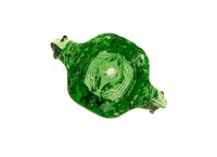 Glaskopf Black Leaf "Kobra" NS 14,5 mm - Grün